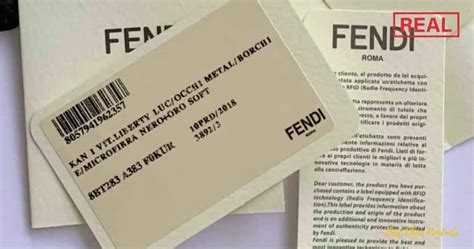 fendi original vs fake|fendi authenticity card.